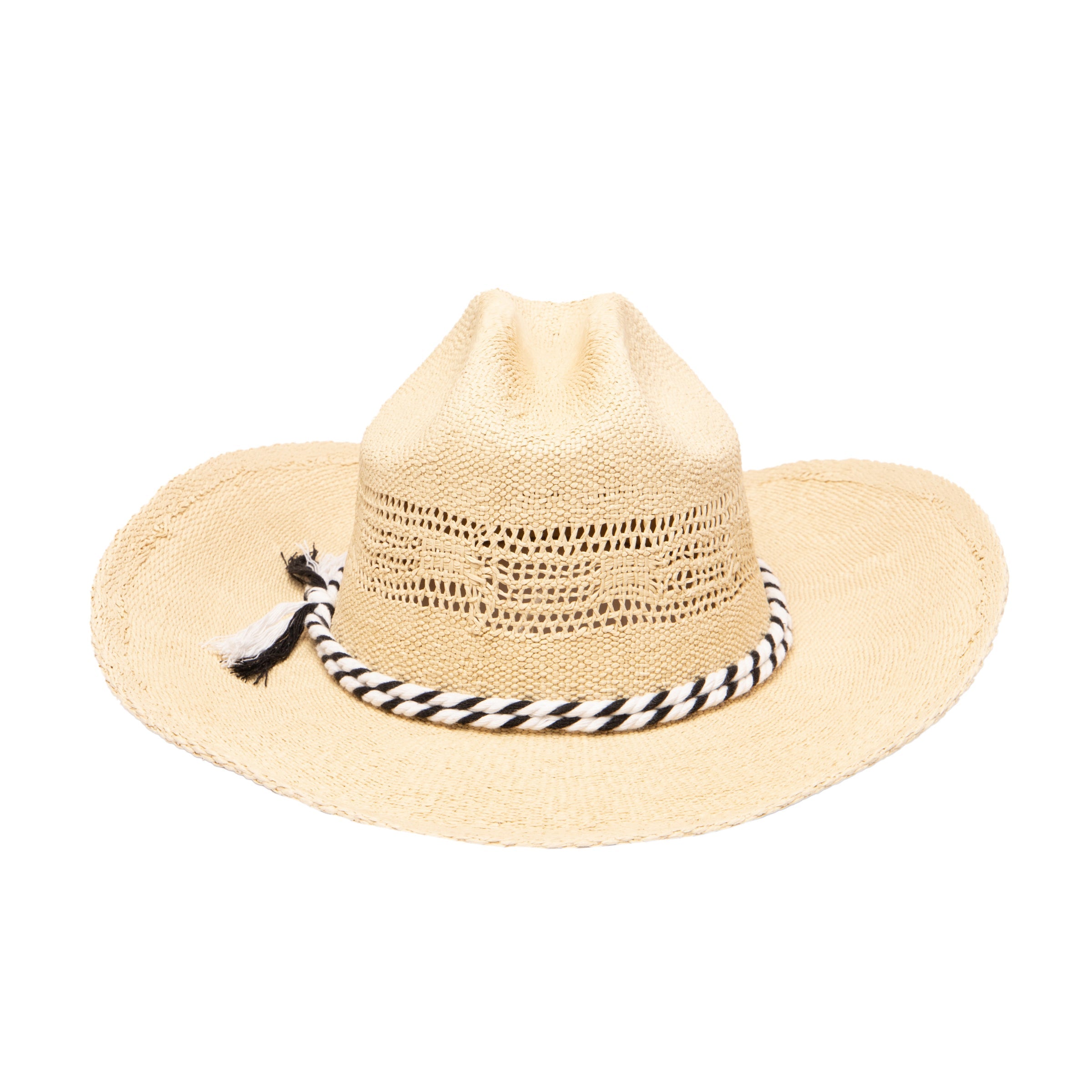 Women's Woven Cowboy With 2 Tone Cotton Band 7 Women's Woven Cowboy With 2 Tone Cotton Band