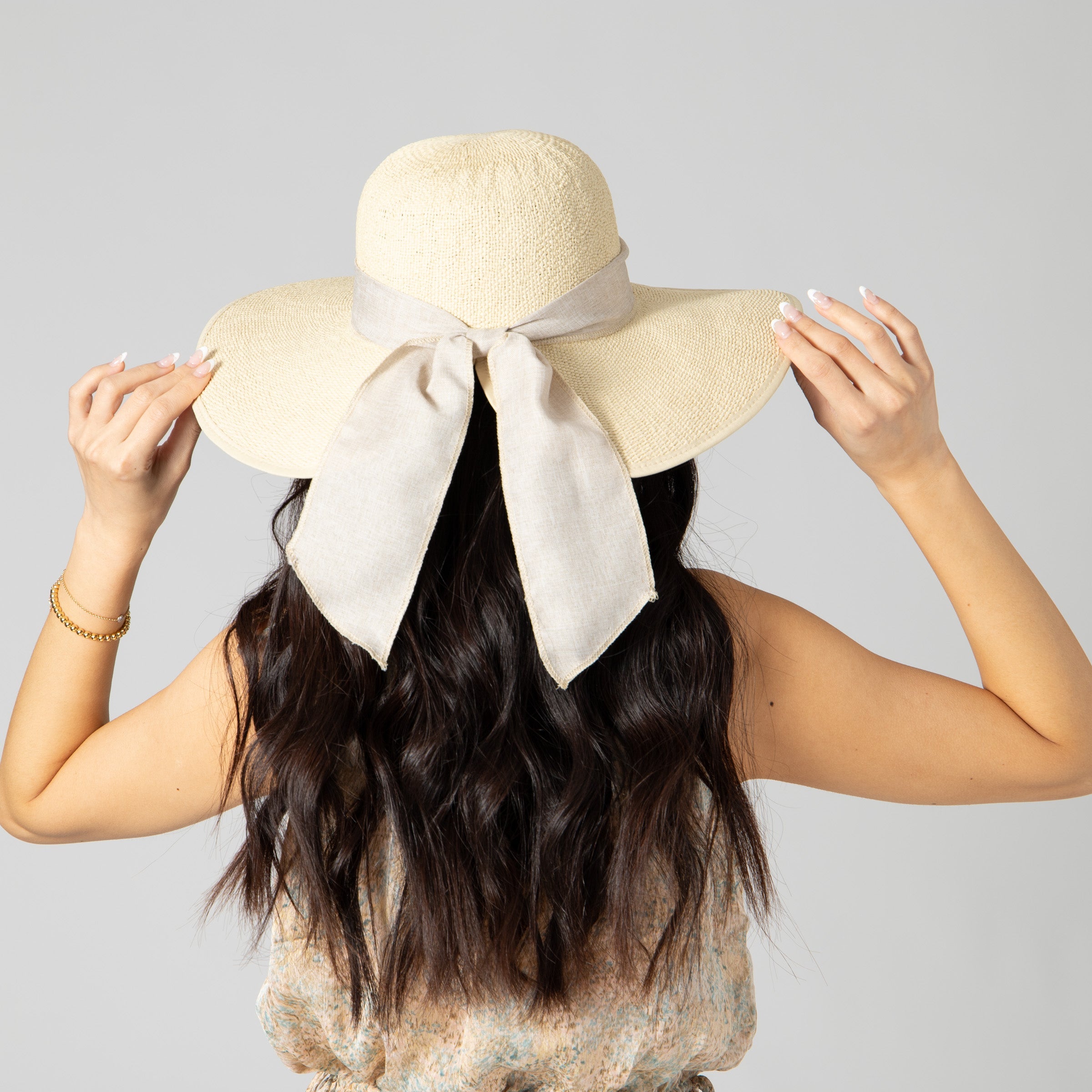 Women's Woven Paper Face Saver w/ Scarf Tie 11 Women's Woven Paper Face Saver w/ Scarf Tie