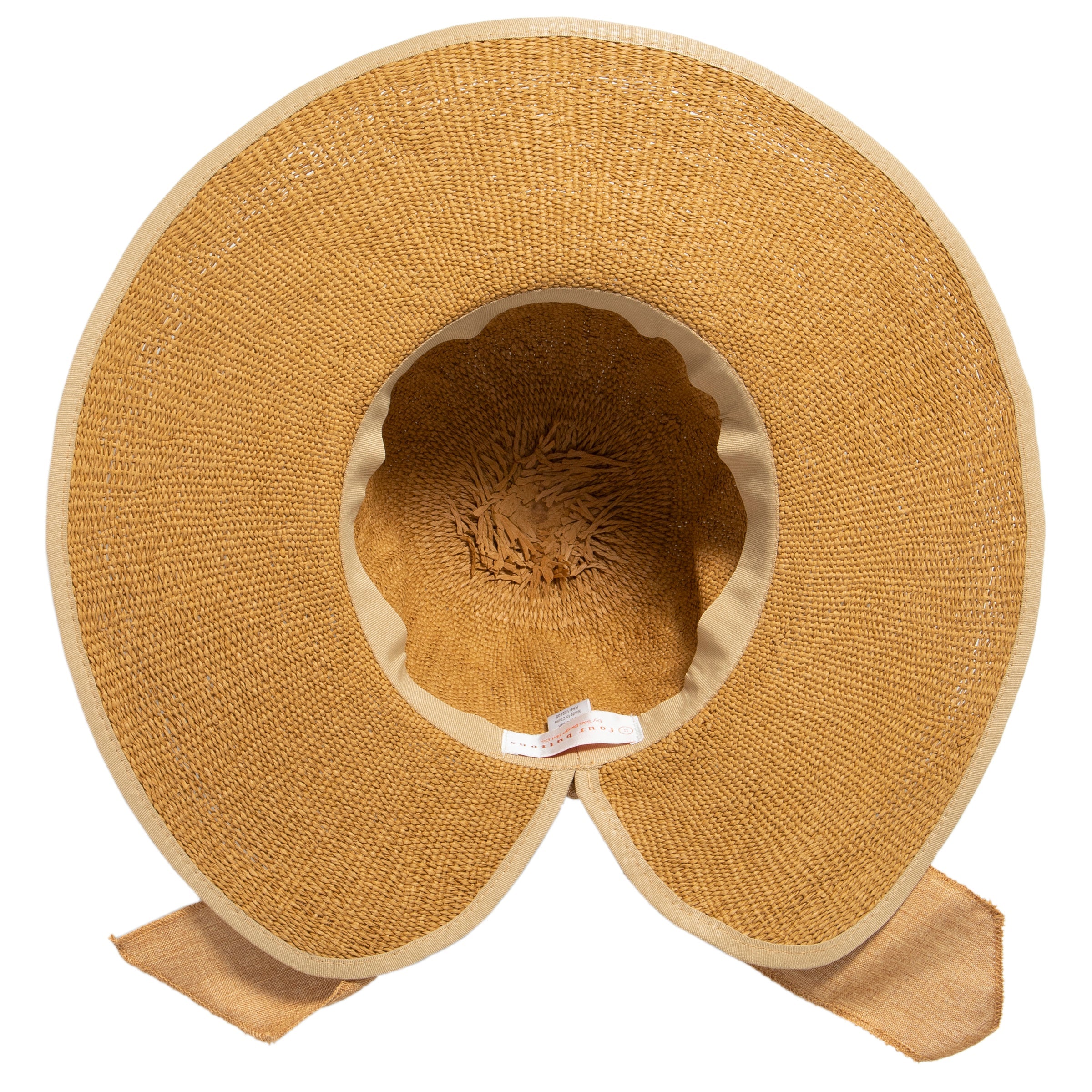Women's Woven Paper Face Saver w/ Scarf Tie 8 Women's Woven Paper Face Saver w/ Scarf Tie