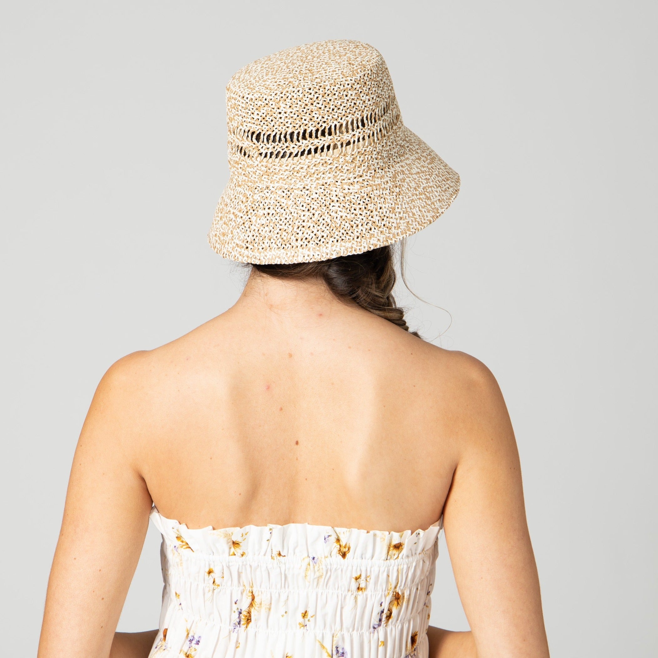 Woven Marled Bucket Hat 4 Woven Marled Bucket Hat