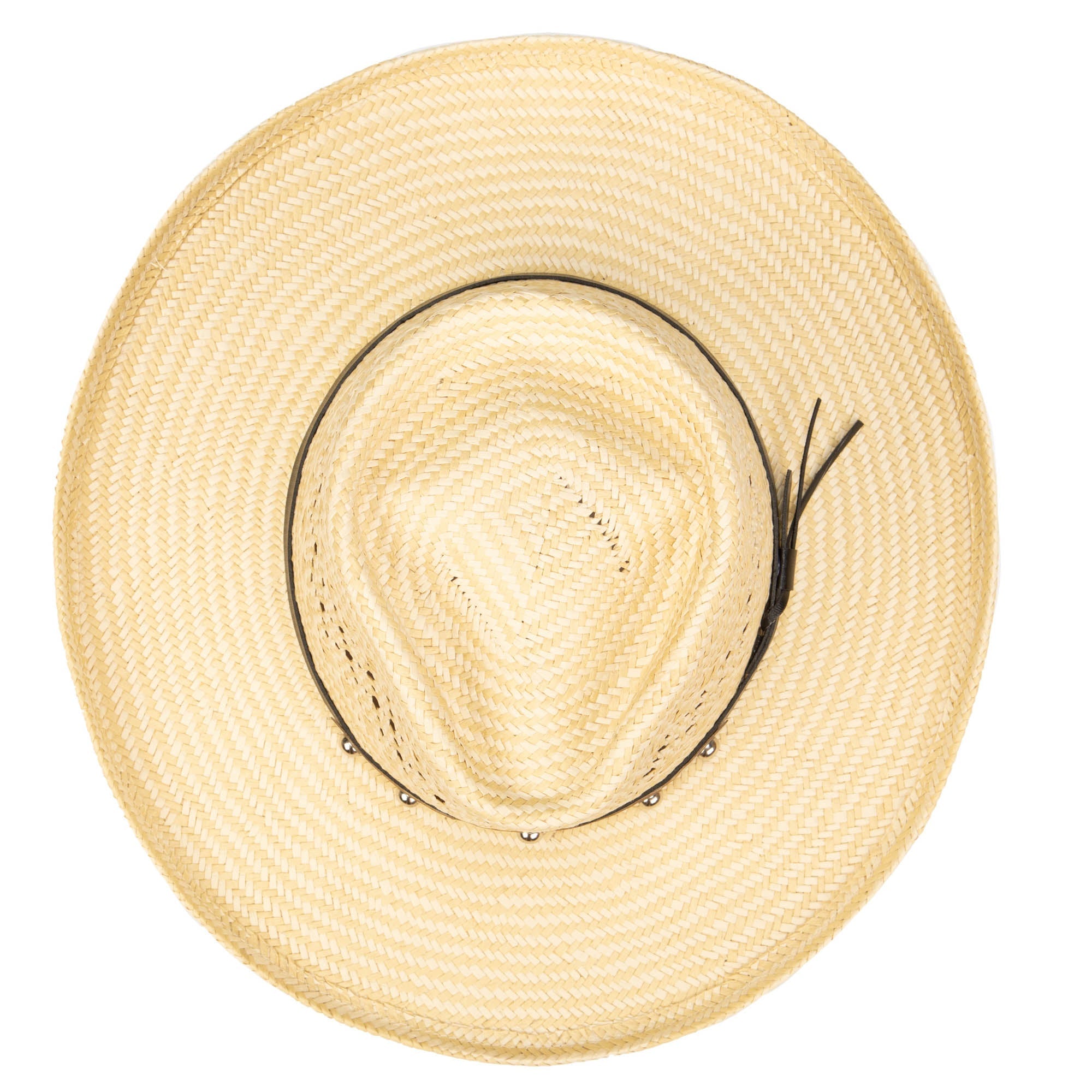 Woven West Women's Woven Paper Gambler with Studded Band 6 Woven West Women's Woven Paper Gambler with Studded Band